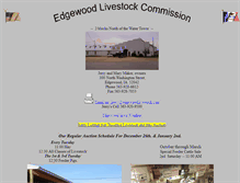 Tablet Screenshot of edgewoodlivestock.com